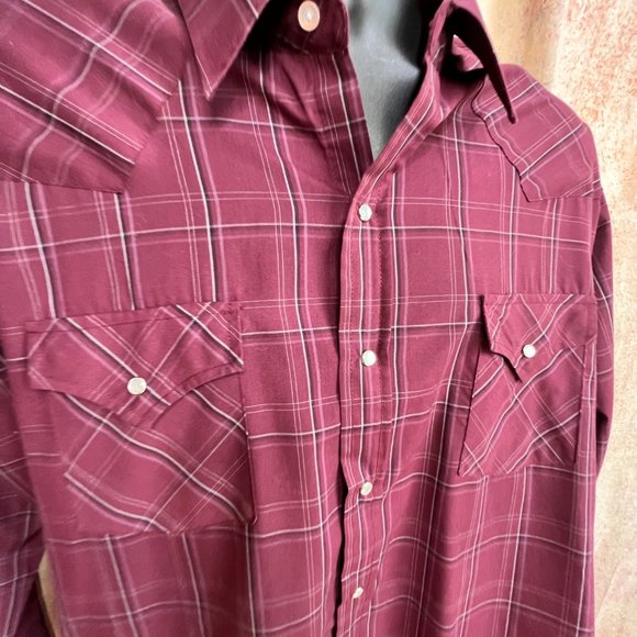 📌Ely Cattleman Men's Long Sleeve Plaid Western Shirt - Picture 3 of 14